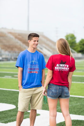 TC Patriot Game t-shirts from 2014