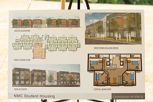 Plans for the new student housing project