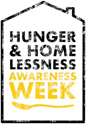 Hunger and Homelessness Awareness Week graphic