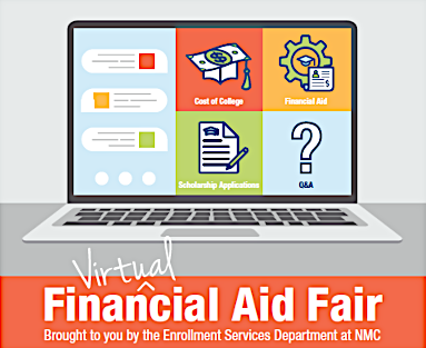 Virtual Financial Aid Fair graphic