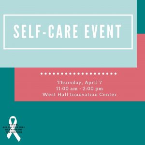 Self care event graphic