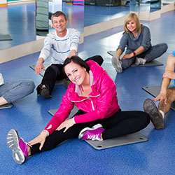 NMC Extended Education fitness class