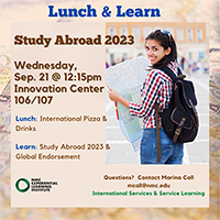 lunch and learn study abroad 2023