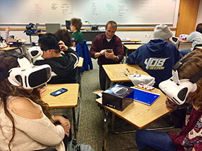 Virtual Reality classroom with Jim Bensley