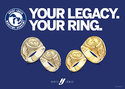 Great Lakes Maritime Academy class rings