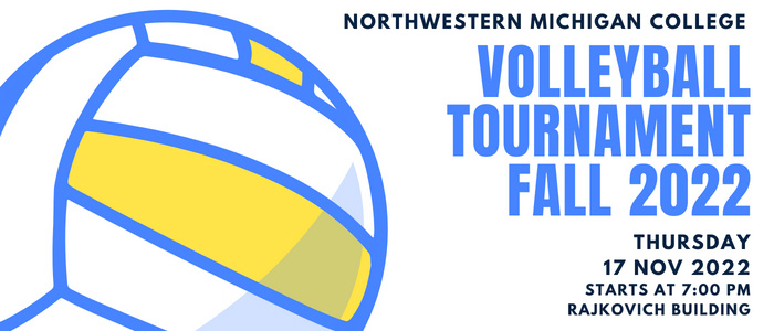 Volleyball tournament banner