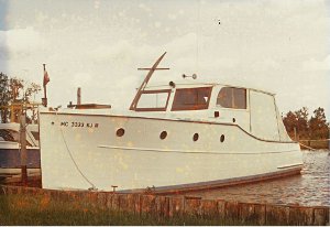 1927 wooden-hulled boat