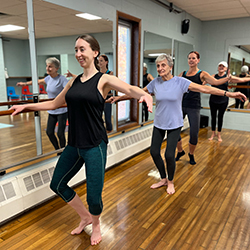 Extended Education Barre class at NMC
