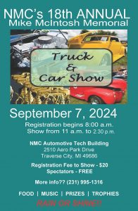 Car and truck show flyer image