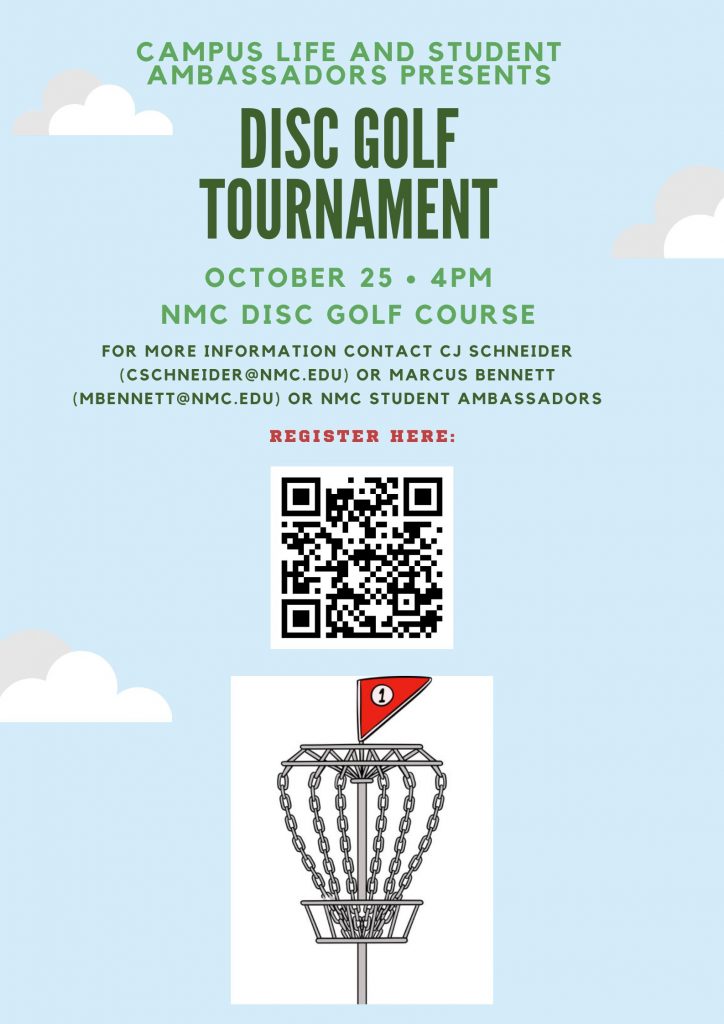 Disc Golf Tournament promotional poster