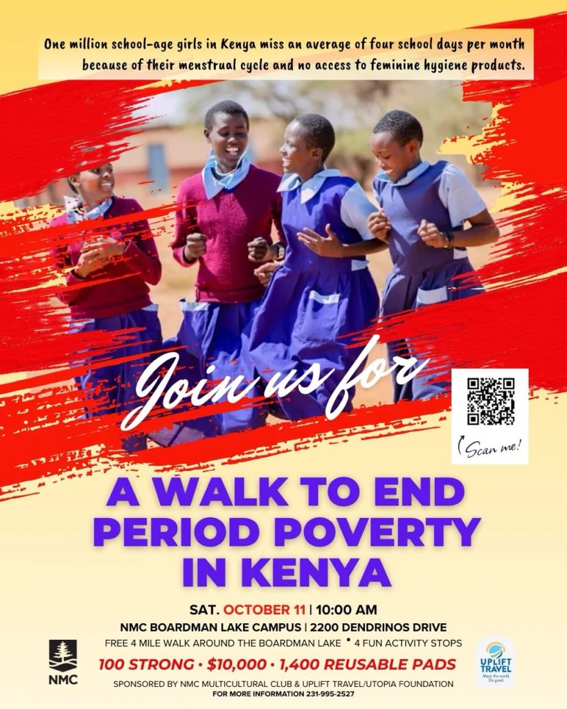 Walk to End Period Poverty event poster