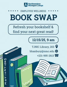 NMC employee book swap