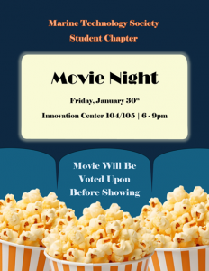 NMC Marine Tech Society movie night