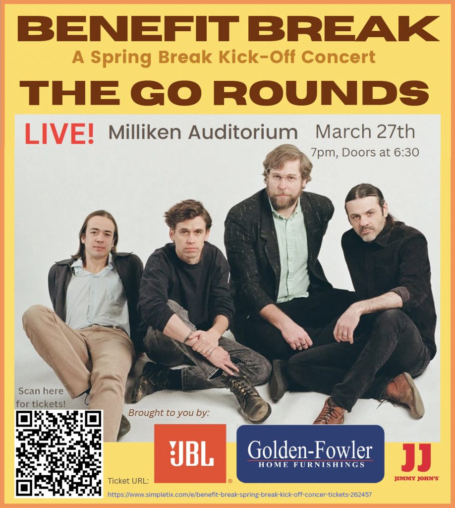 March 27 Spring Concert with the Go Rounds poster