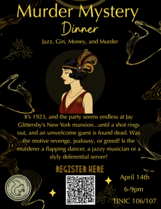 NMC Murder Mystery Dinner poster