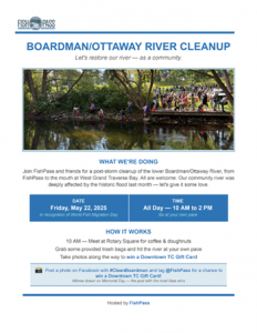 Boardman/Ottaway River Cleanup flyer