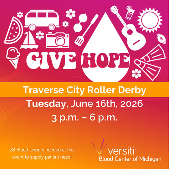 Blood drive graphic