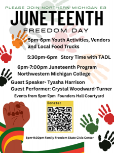 NMC Juneteenth celebration flyer