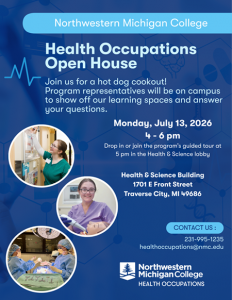 NMC Health Occupations Open House flyer