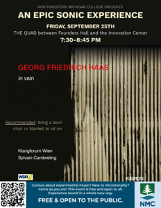 in vain Grand Traverse Deep Listening flyer