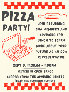 Student Government Association Pizza Party