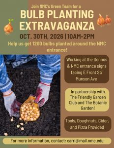 NMC Green Team Bulb Planting Extravaganza flyer